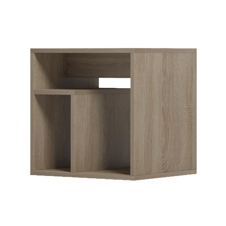 Βοηθητικό τραπέζι Doublo pakoworld sonoma 40x35x40εκ