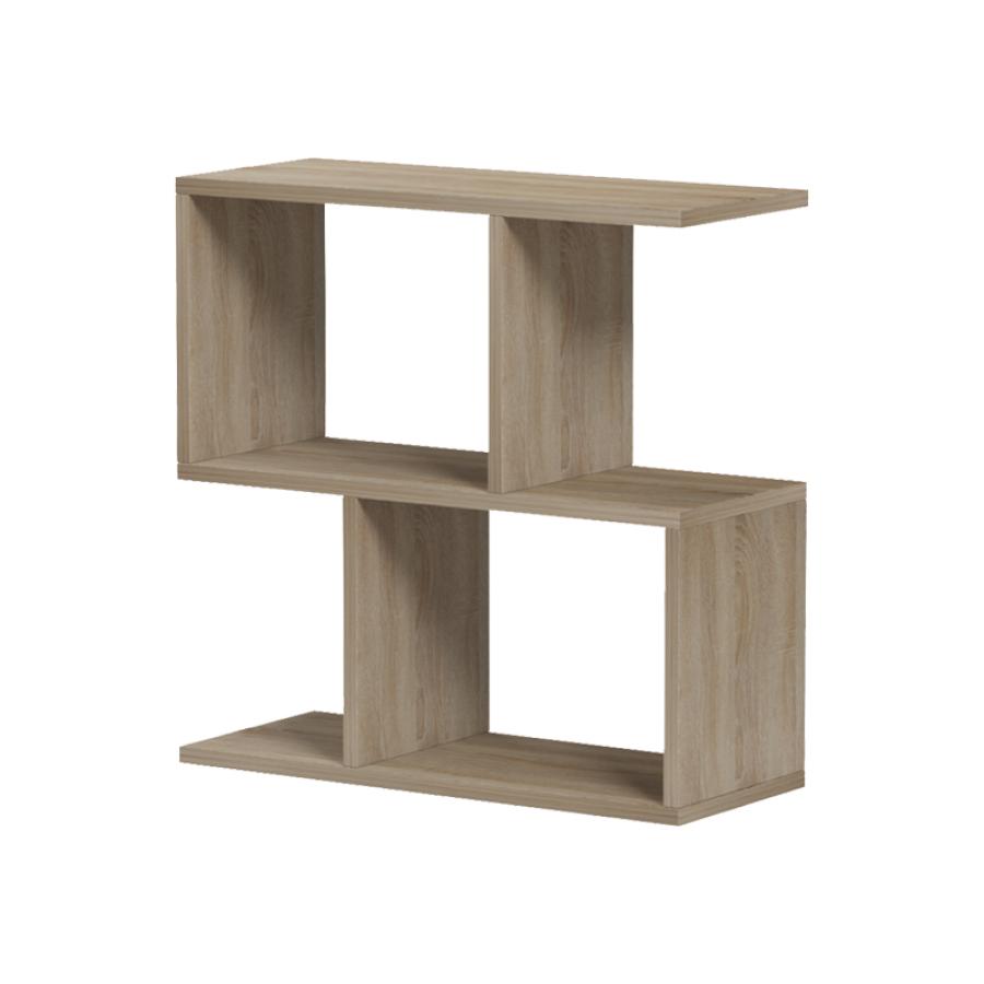 Βοηθητικό τραπέζι-βιβλιοθήκη Wesmol pakoworld sonoma 50x20x50εκ